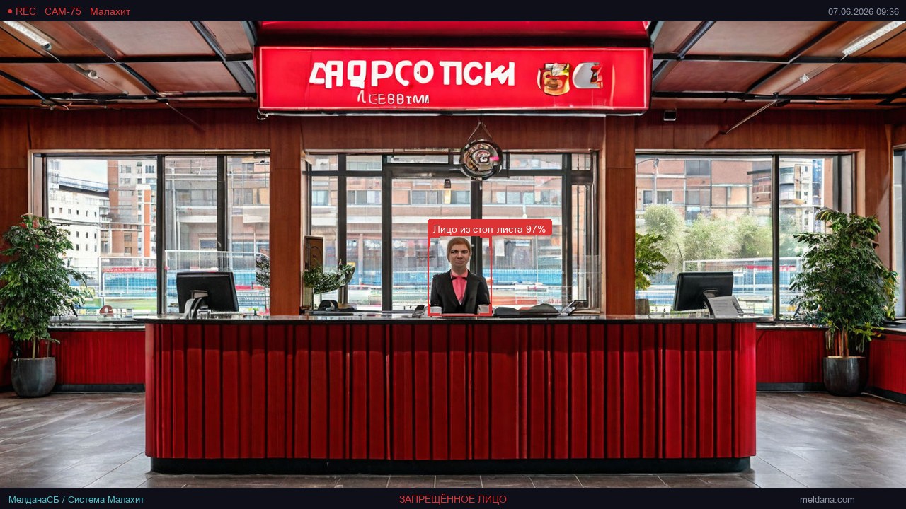 Детекция запрещённых лиц на стадионе в Верхней Пышме — от 4 200 ₽/стадион/мес