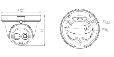 IP-камера Meldana ML-M-D2E11IR3 (2,8мм) 